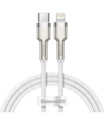 Baseus Cafule Series USB-C naar Apple Lightning Kabel PD 20W 1m Wit Kabels
