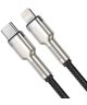 Baseus Cafule Series USB-C naar Apple Lightning Kabel PD 20W 2m Zwart