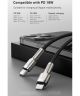Baseus Cafule Series USB-C naar Apple Lightning Kabel PD 20W 2m Wit