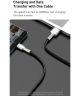 Baseus Cafule Series USB naar USB-C Kabel Metaal 40W 25cm Zwart