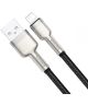 Baseus Cafule Series USB-A naar Lightning Kabel 2 Meter Metaal Zwart