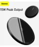 Baseus Simple 15W Draadloze Magnetische Oplader voor MagSafe Zwart