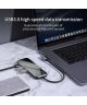 Baseus USB-C / USB / HDMI / SD 7-in-1 Hub voor Laptop/MacBook Grijs