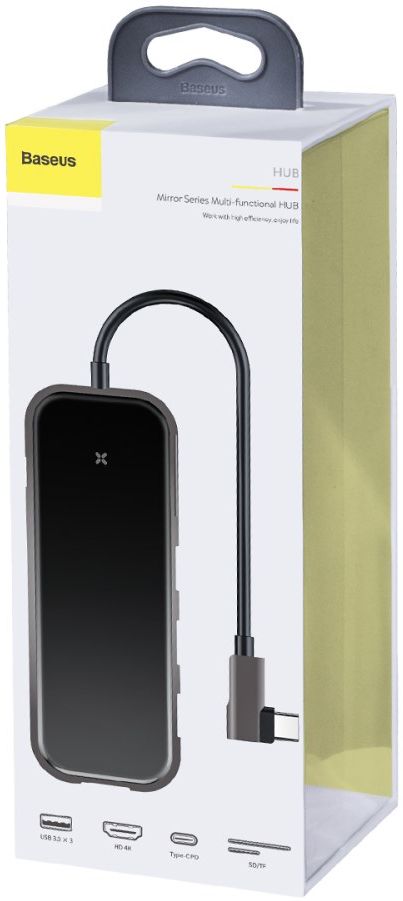 Baseus USB-C / USB / HDMI / SD 7-in-1 Hub voor Laptop/MacBook Grijs afbeelding 17