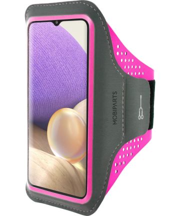 Mobiparts Comfort Fit Armband Samsung Galaxy A32 5G Sporthoesje Roze Sporthoesjes