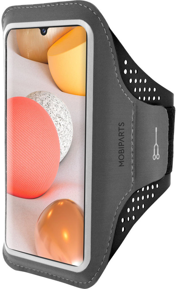 Mobiparts Comfort Fit Armband Samsung Galaxy A42 Sporthoesje Zwart afbeelding 1