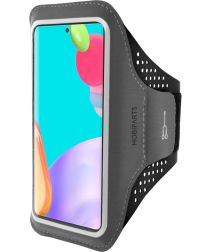Mobiparts Comfort Fit Armband Samsung A52 / A52S Sporthoesje Zwart