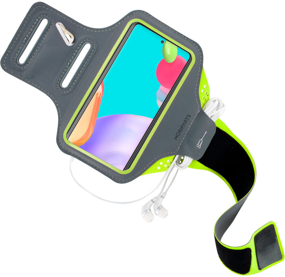 Mobiparts Comfort Fit Armband Samsung A52 / A52S Sporthoesje Groen afbeelding 2