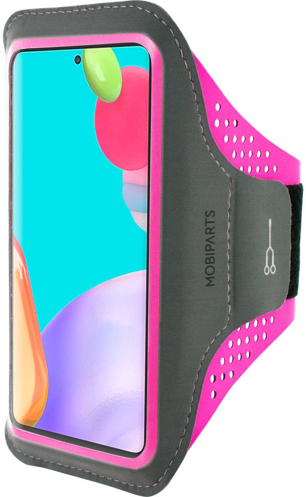Mobiparts Comfort Fit Armband Samsung A52 / A52S Sporthoesje Roze afbeelding 1