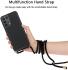 Samsung Galaxy S21 Ultra Hoesje Back Cover Flexibel TPU Koord Zwart afbeelding 3