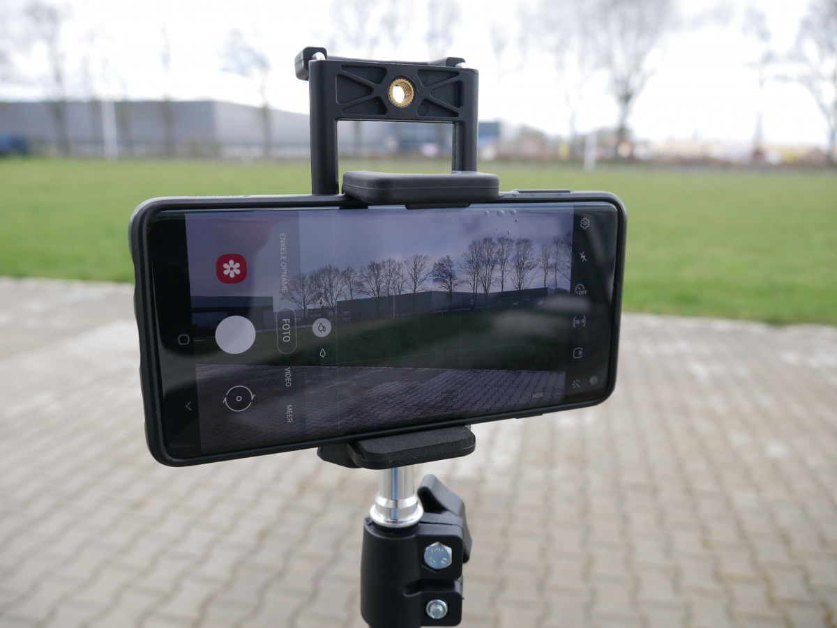 Universele Hoge Verstelbare Opvouwbare Telefoon Statief Zwart afbeelding 4