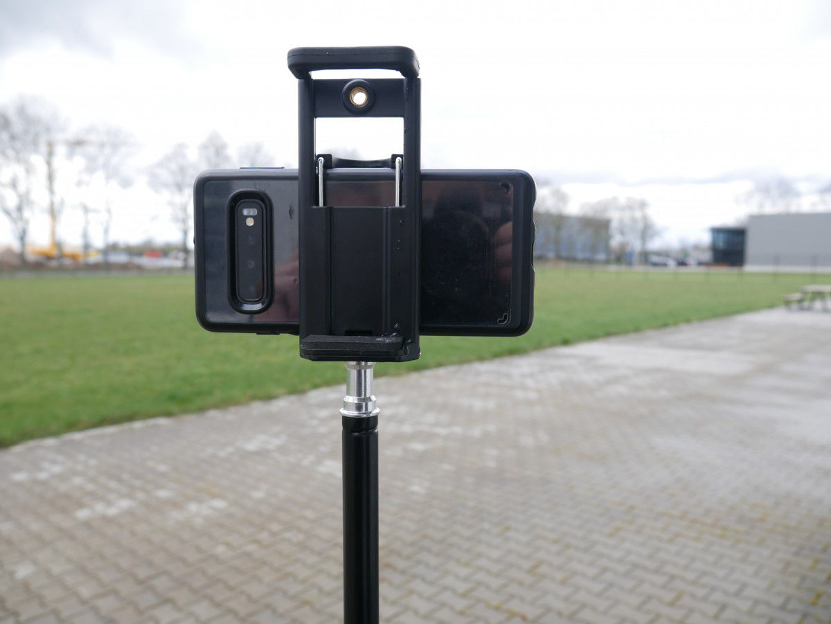 Universele Hoge Verstelbare Opvouwbare Telefoon Statief Zwart afbeelding 7
