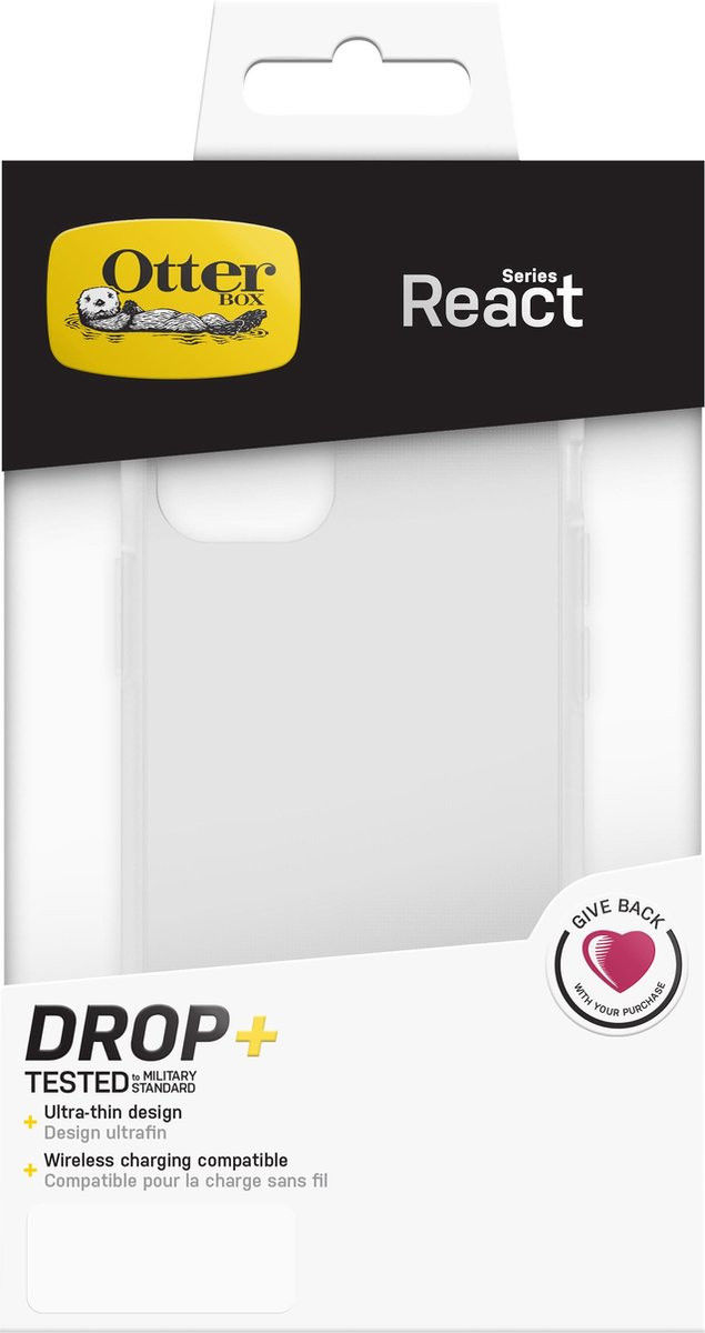 OtterBox React Apple iPhone 12 Mini Hoesje Transparant afbeelding 13