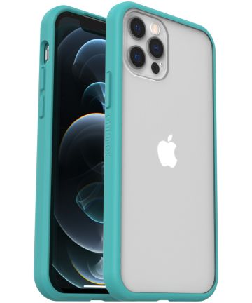 OtterBox React Apple iPhone 12 / 12 Pro Hoesje Transparant Blauw Hoesjes