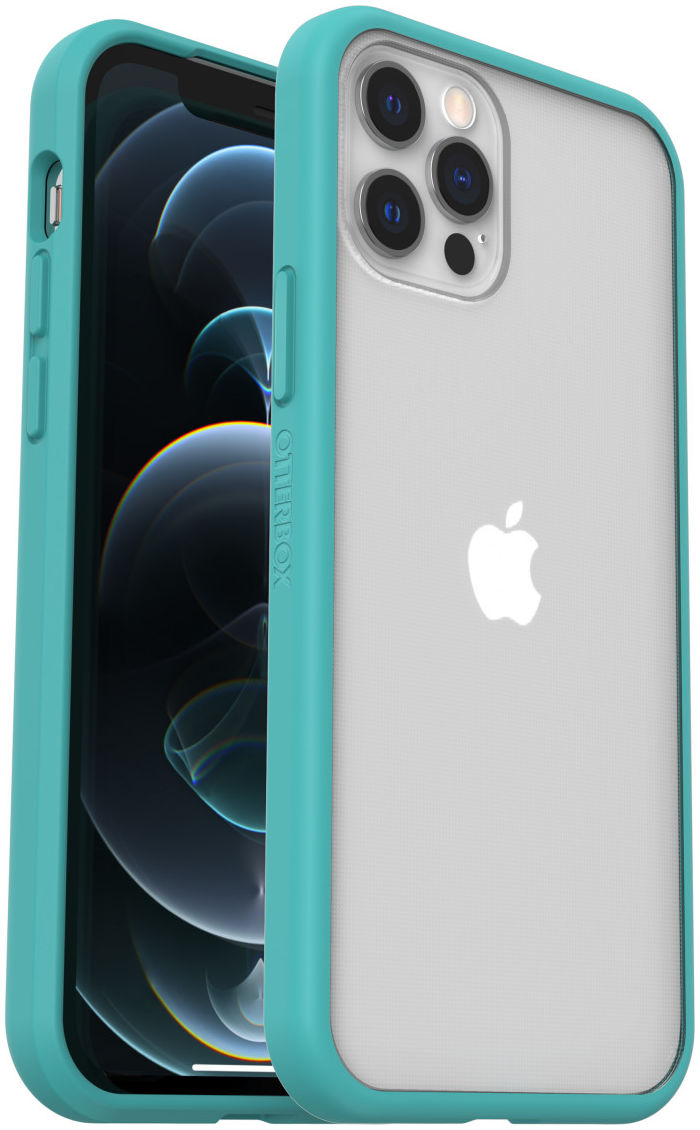 OtterBox React Apple iPhone 12 / 12 Pro Hoesje Transparant Blauw afbeelding 1
