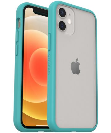 OtterBox React Apple iPhone 12 Mini Hoesje Transparant Blauw Hoesjes