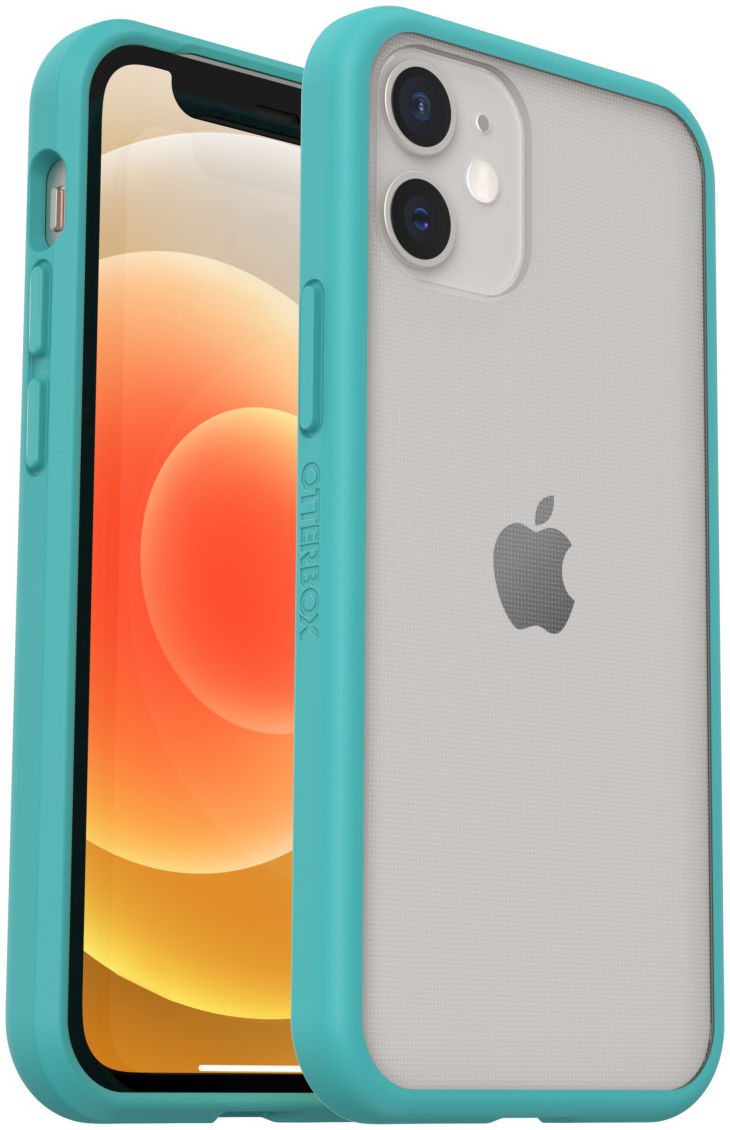 OtterBox React Apple iPhone 12 Mini Hoesje Transparant Blauw afbeelding 1