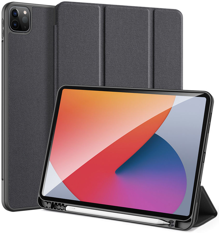 Dux Ducis Domo Apple iPad Pro 11 (2021) Hoes Tri-Fold Book Case Zwart afbeelding 1
