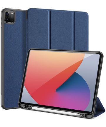 Dux Ducis Domo Apple iPad Pro 11 (2021) Hoes Tri-Fold Book Case Blauw Hoesjes