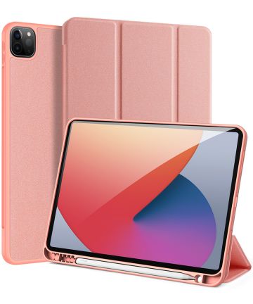 Dux Ducis Domo Apple iPad Pro 11 (2021) Hoes Tri-Fold Book Case Roze Hoesjes