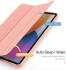 Dux Ducis Domo Apple iPad Pro 12.9 2021 Hoes Tri-Fold Book Case Roze afbeelding 3