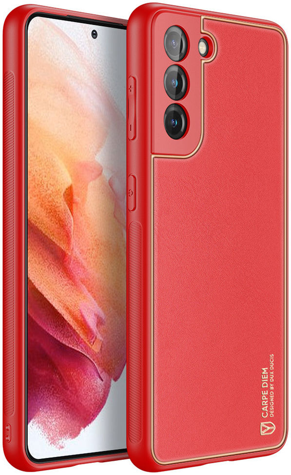 Dux Ducis Yolo Samsung Galaxy S21 Hoesje Back Cover Rood afbeelding 1
