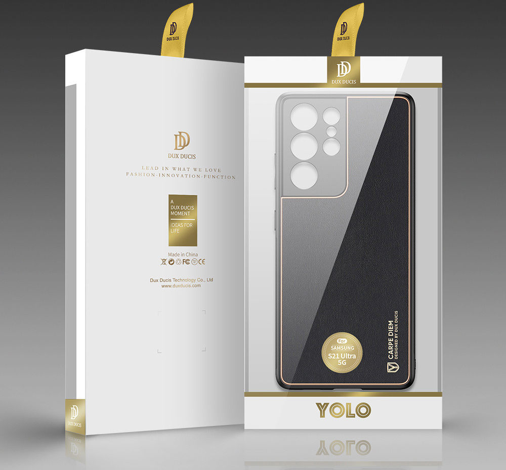 Dux Ducis Yolo Samsung Galaxy S21 Ultra Hoesje Back Cover Zwart afbeelding 14