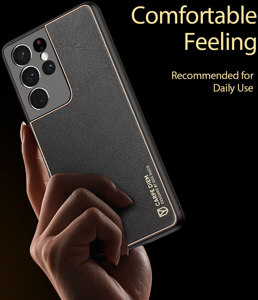 Dux Ducis Yolo Samsung Galaxy S21 Ultra Hoesje Back Cover Zwart afbeelding 5