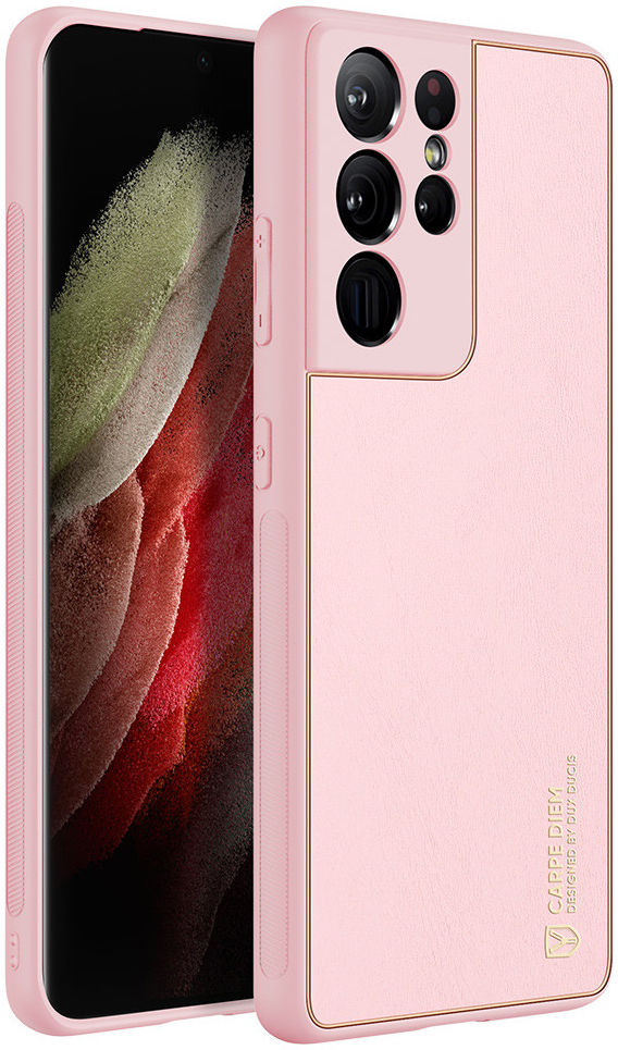 Dux Ducis Yolo Samsung Galaxy S21 Ultra Hoesje Back Cover Roze afbeelding 1