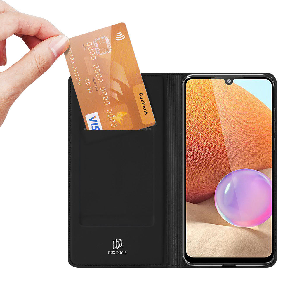 Dux Ducis Skin Pro Series Samsung Galaxy A32 4G Hoesje Zwart afbeelding 2