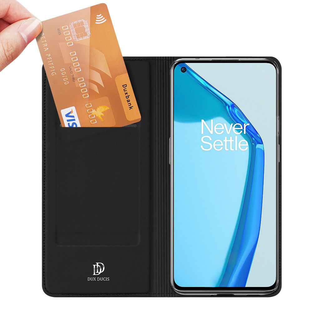 Dux Ducis Skin Pro Series OnePlus 9 Hoesje Back Cover Zwart afbeelding 2