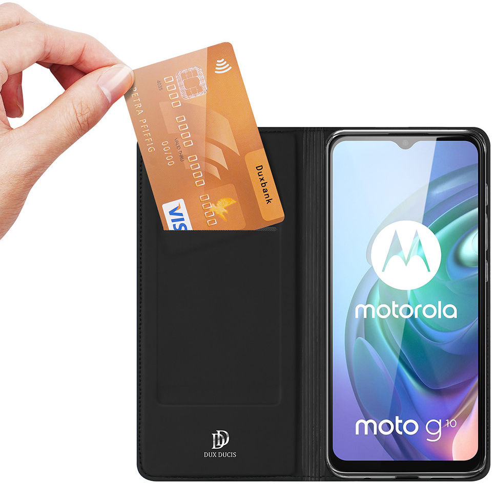 Dux Ducis Skin Pro Series Motorola Moto G10 / G20 / G30 Hoesje Zwart afbeelding 2