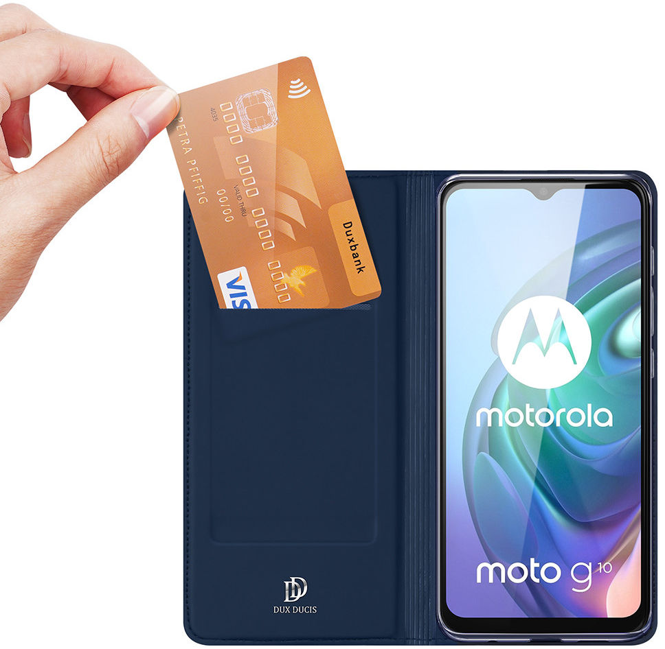Dux Ducis Skin Pro Series Motorola Moto G10 / G20 / G30 Hoesje Blauw afbeelding 2