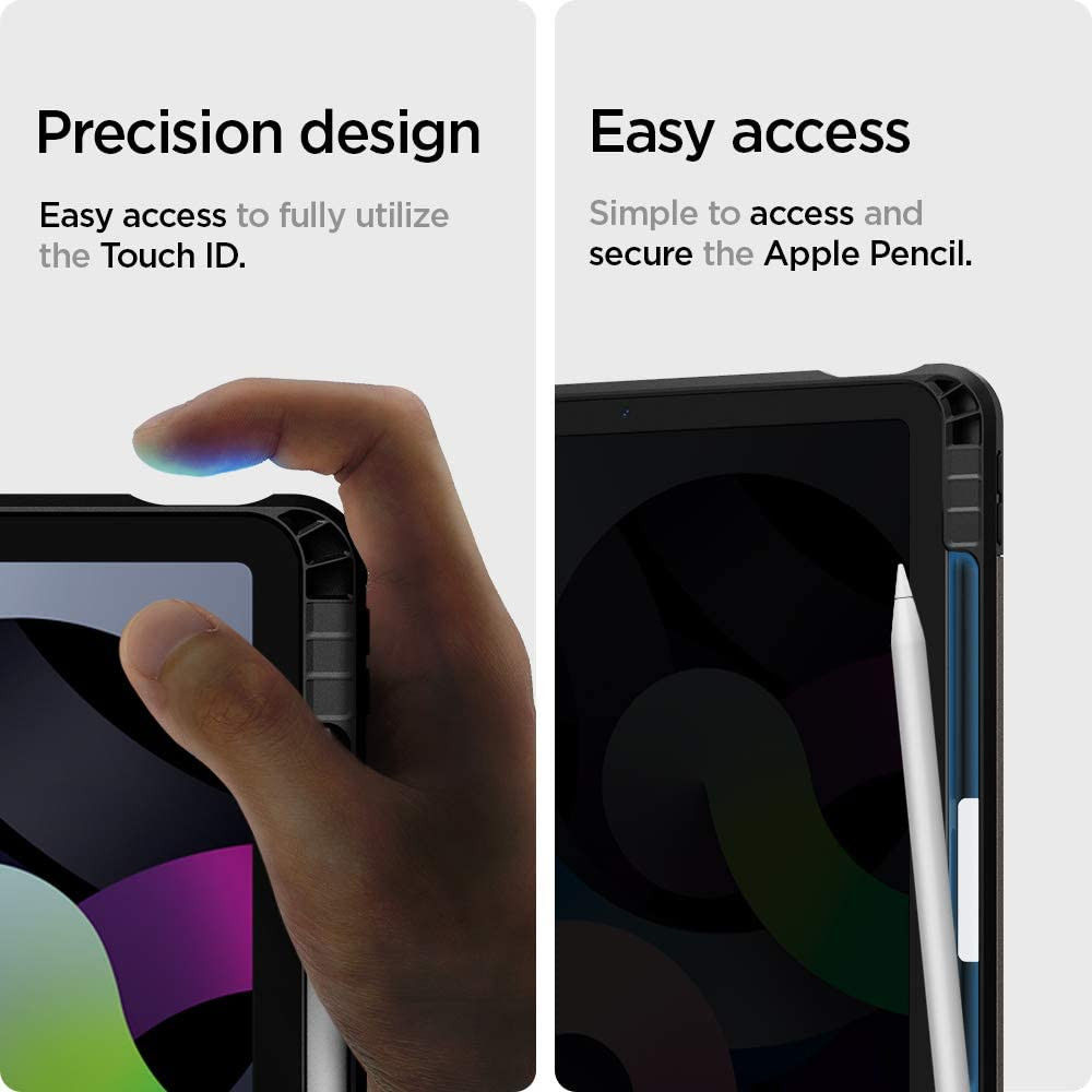 Spigen Tough Armor Pro Apple iPad Air 10.9 (2020) Hoes Zwart afbeelding 10