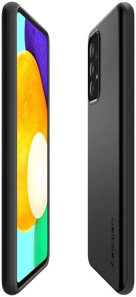Spigen Thin Fit Samsung Galaxy A52 / A52S Hoesje Back Cover Zwart afbeelding 11