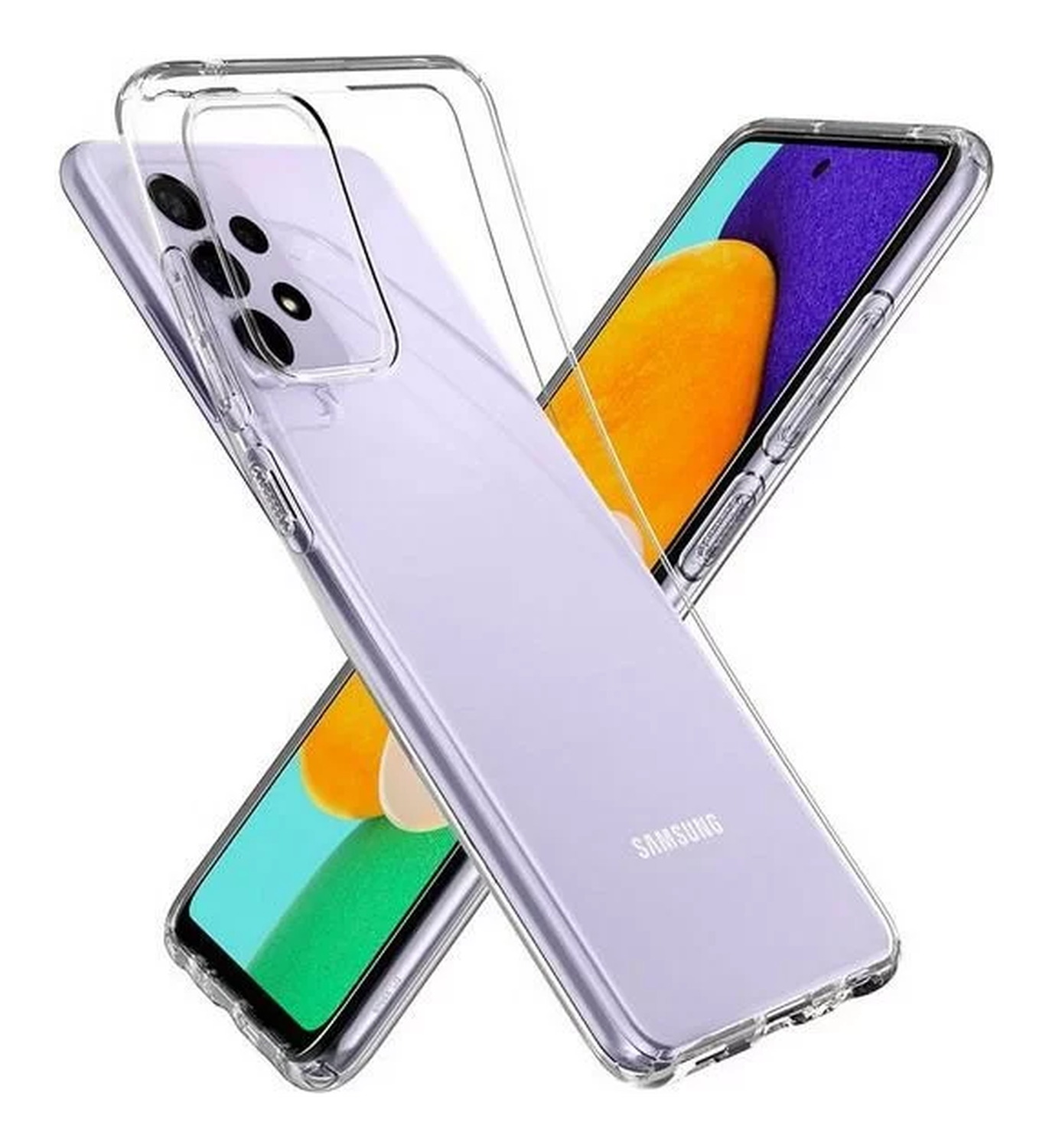 Spigen Liquid Crystal Samsung Galaxy A52 / A52S Hoesje Transparant afbeelding 2