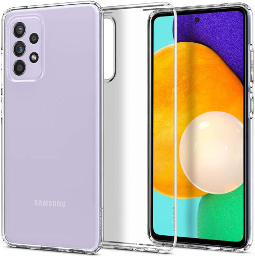 Spigen Liquid Crystal Samsung Galaxy A52 / A52S Hoesje Transparant afbeelding 1