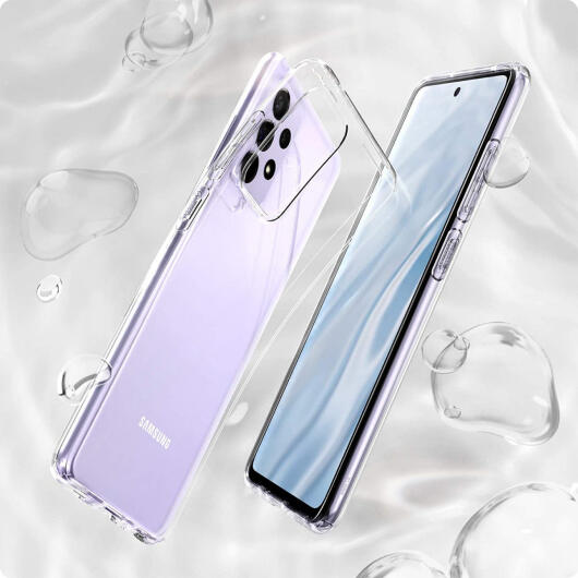 Spigen Liquid Crystal Samsung Galaxy A52 / A52S Hoesje Transparant afbeelding 2