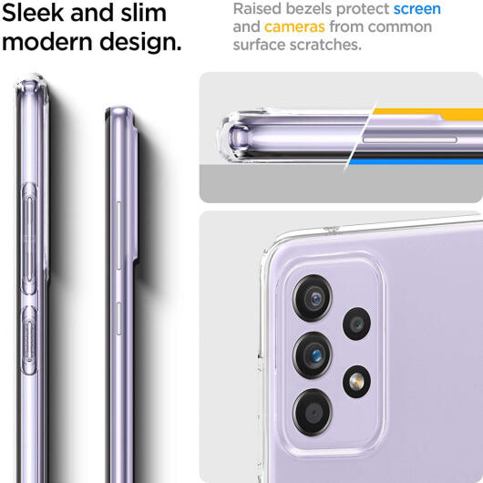 Spigen Liquid Crystal Samsung Galaxy A52 / A52S Hoesje Transparant afbeelding 6