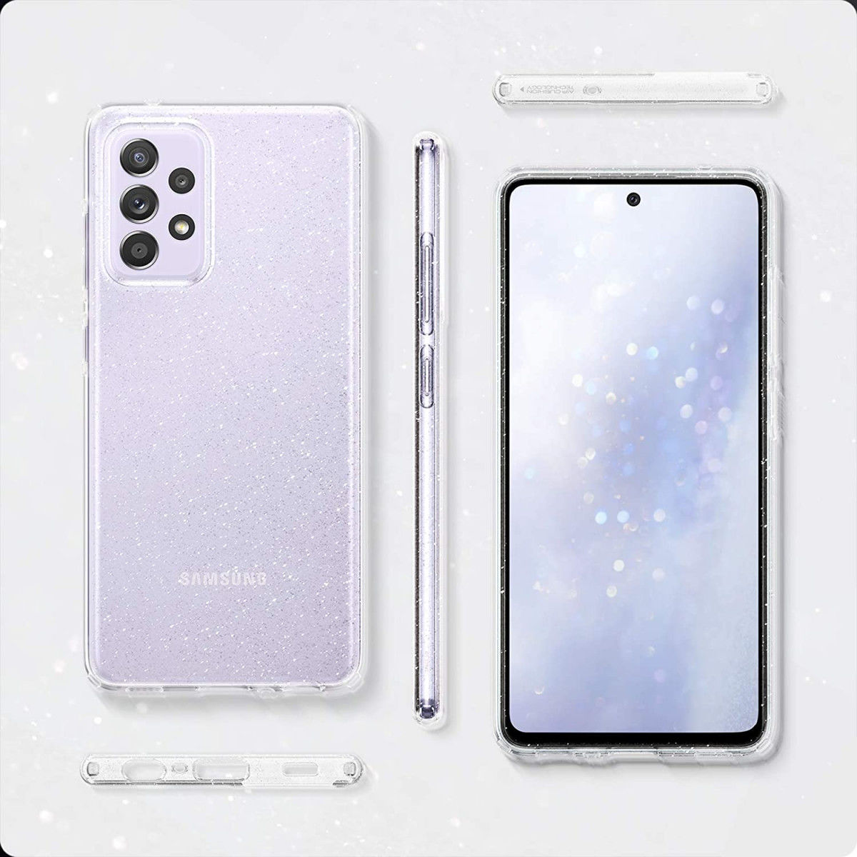Spigen Liquid Crystal Samsung Galaxy A52 / A52S Hoesje Glitter afbeelding 3