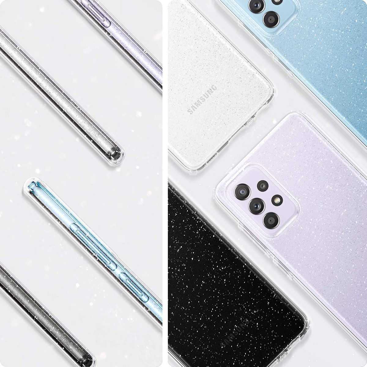 Spigen Liquid Crystal Samsung Galaxy A52 / A52S Hoesje Glitter afbeelding 7