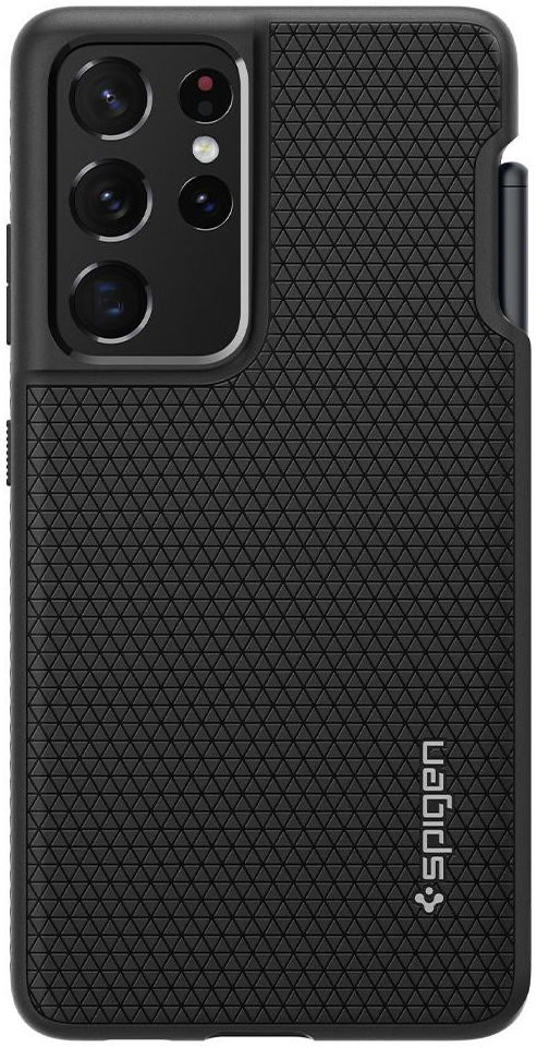 Spigen Liquid Air Pen Edition Samsung Galaxy S21 Ultra Hoesje Zwart afbeelding 11