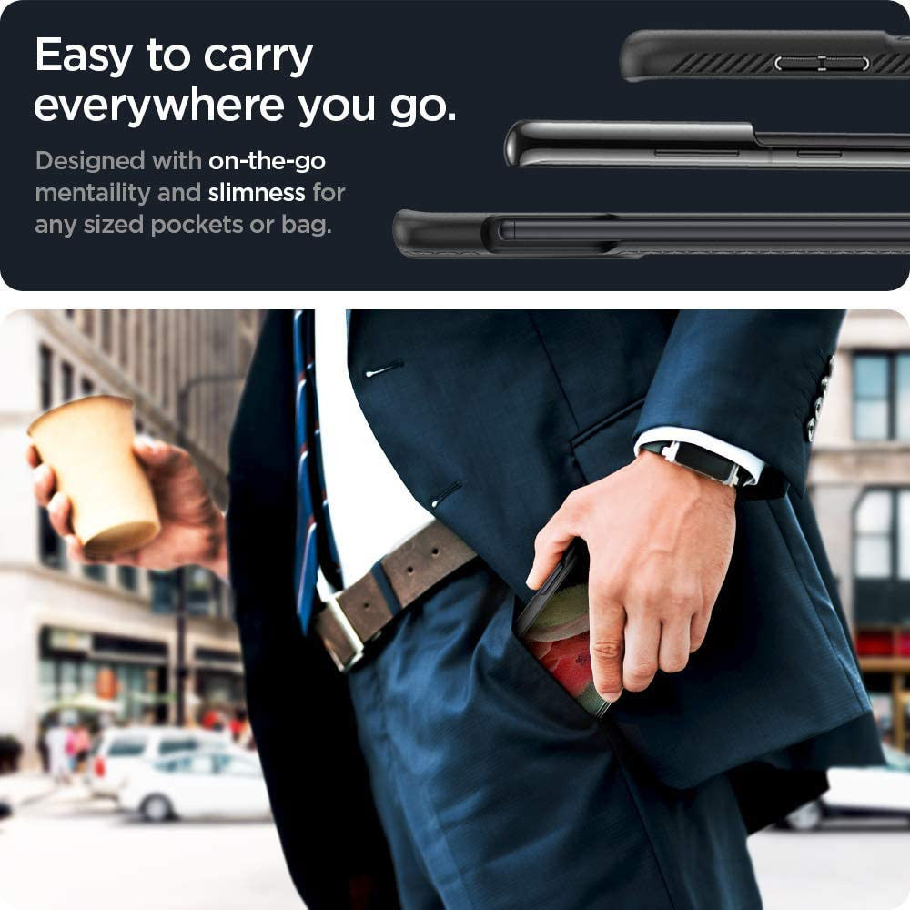 Spigen Liquid Air Pen Edition Samsung Galaxy S21 Ultra Hoesje Zwart afbeelding 7