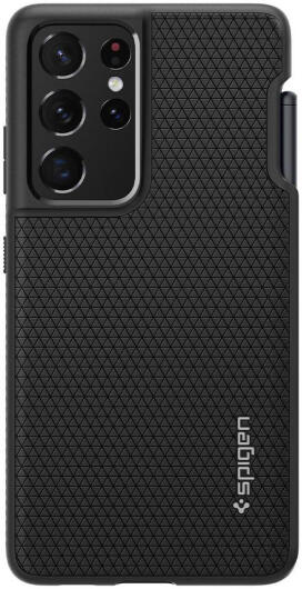 Spigen Liquid Air Pen Edition Samsung Galaxy S21 Ultra Hoesje Zwart afbeelding 11