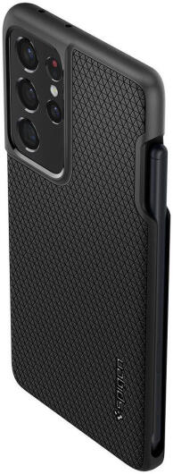 Spigen Liquid Air Pen Edition Samsung Galaxy S21 Ultra Hoesje Zwart afbeelding 20