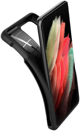 Spigen Liquid Air Pen Edition Samsung Galaxy S21 Ultra Hoesje Zwart afbeelding 10