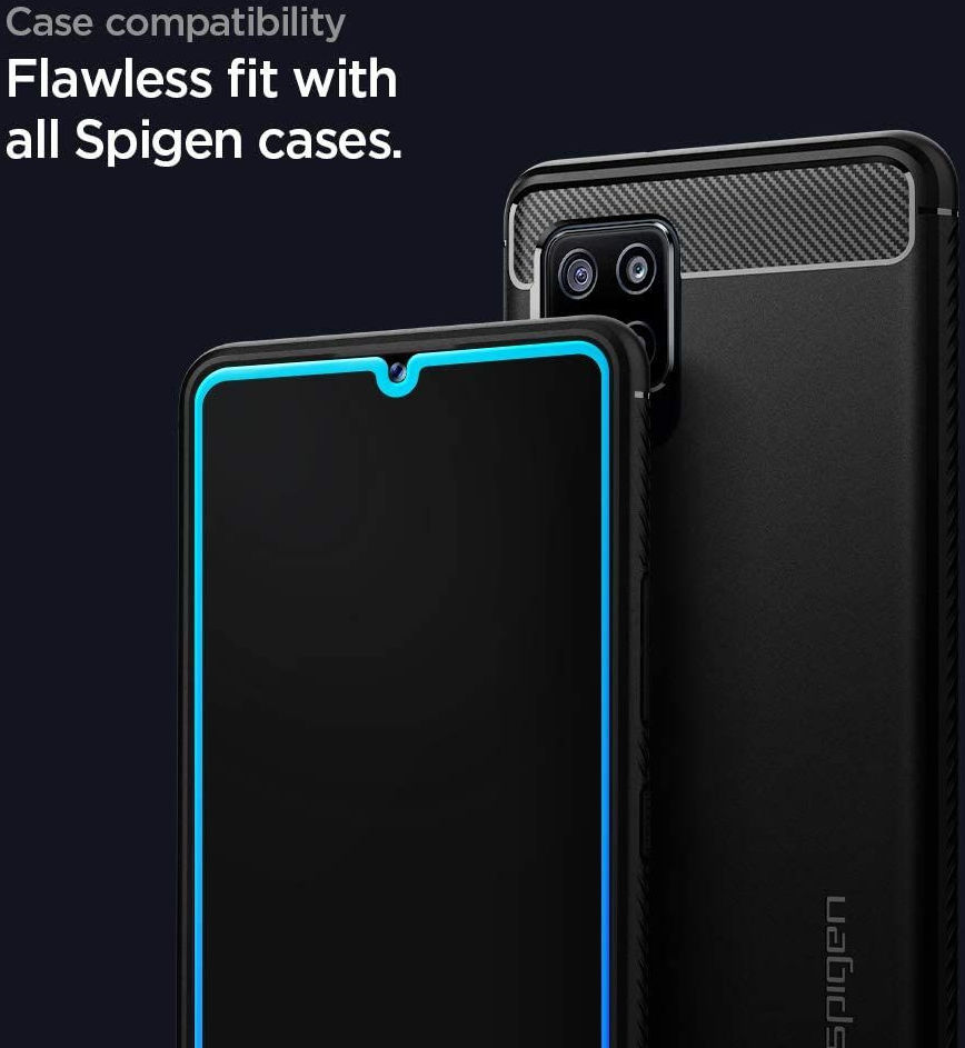 Spigen GLAS.tR Samsung Galaxy A42 Screen Protector Tempered Glass afbeelding 2
