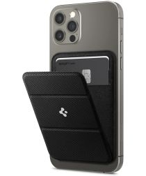 Spigen Smart Fold Wallet MagSafe Kaarthouder iPhone 12 / 13 Zwart