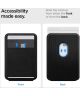 Spigen Smart Fold Wallet Apple MagSafe Kaarthouder voor iPhone Zwart