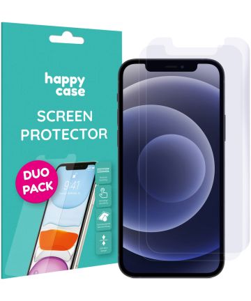 HappyCase Apple iPhone 12 / 12 Pro Screen Protector Duo Pack Screen Protectors